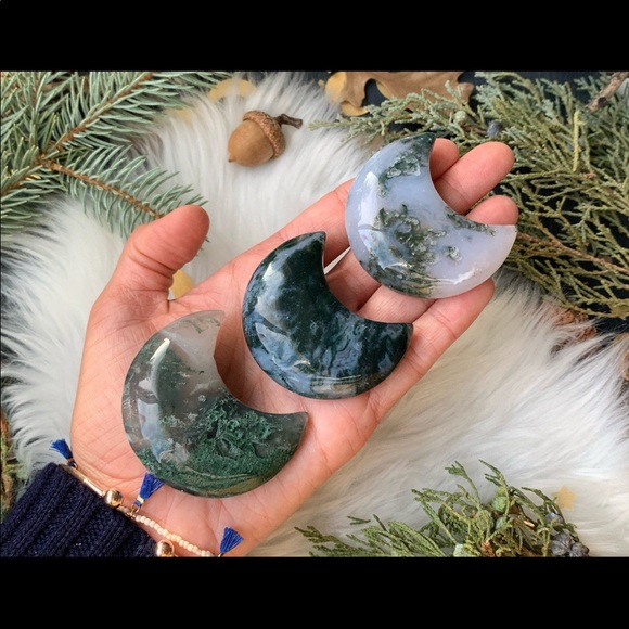 Green Agate crystals - Picture 3 of 3